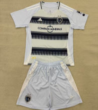 2025/26 Kansas City Home Kids Soccer Jersey 堪萨斯城体育