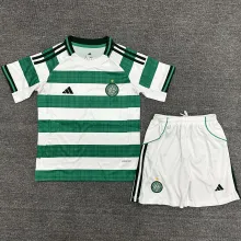 2025/26 Celtic Home Kids Soccer Jersey