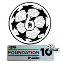 UEFA Champions League CUP 6 Patch 2025/26  欧冠章 6 字杯+ 10周年公平条 (You can buy it Or tell me to print it on the Jersey )
