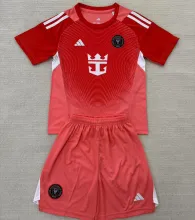 2025/26 Inter Miami Goalkeeper Kids Soccer Jersey