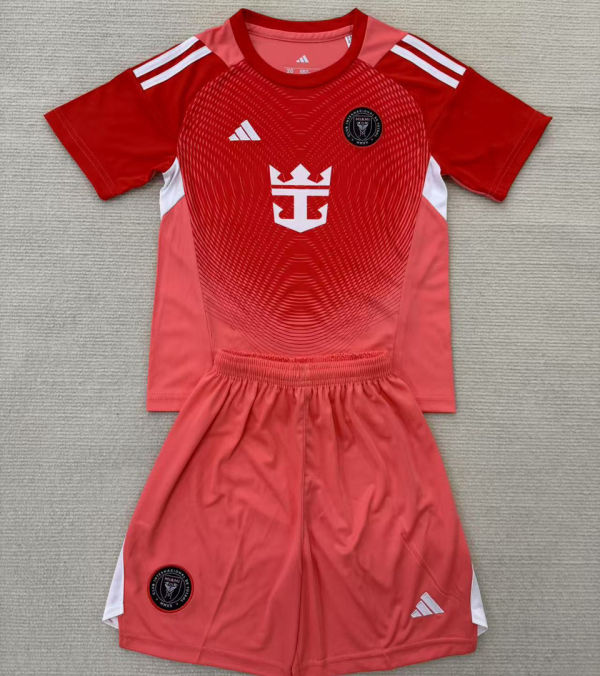 2025/26 Inter Miami Goalkeeper Kids Soccer Jersey