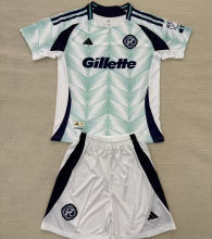 2025/26 New England Revolution Away Kids Soccer Jersey 新英格兰革命