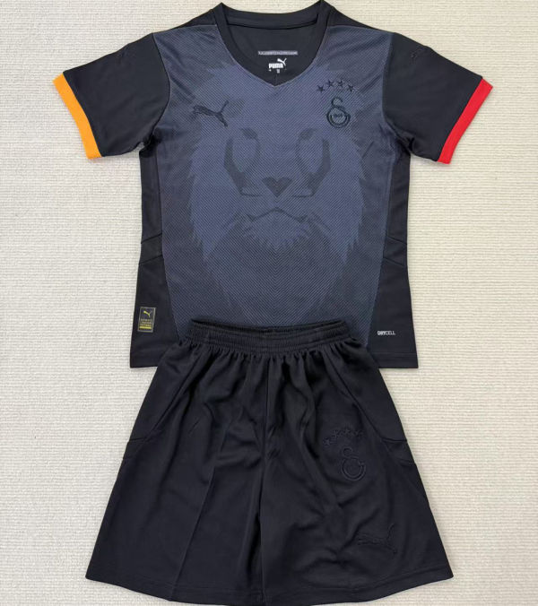 2025 Galatasaray Black Special Edition Kids Soccer Jersey