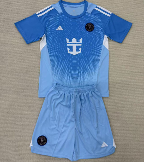 2025/26 Inter Miami Goalkeeper Kids Soccer Jersey