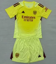 2025/26 ARS Yellow Goalkeepe Kids Soccer Jersey