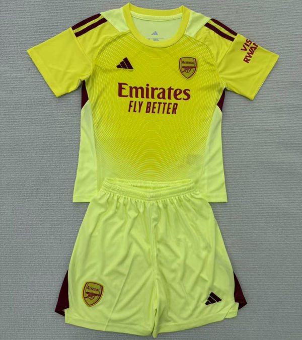 2025/26 ARS Yellow Goalkeepe Kids Soccer Jersey