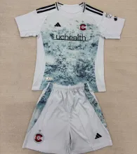 2025/26 Colorado Rapids Away Kids Soccer Jersey 科罗拉多急流