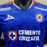 2025/26 Cruz Azul Home Blue Player Soccer Jersey
