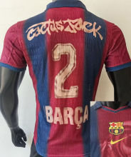 #2 BA Retro Style Player Version Soccer Jersey  2000/2001