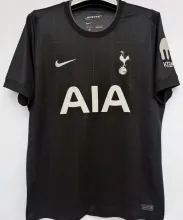 2024/25 TH FC 1:1 Quality Away Black Fans Soccer Jersey 带胸前广告