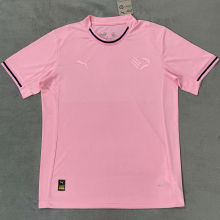 2025/26 Palermo Home Pink Fans Soccer Jersey 巴勒莫