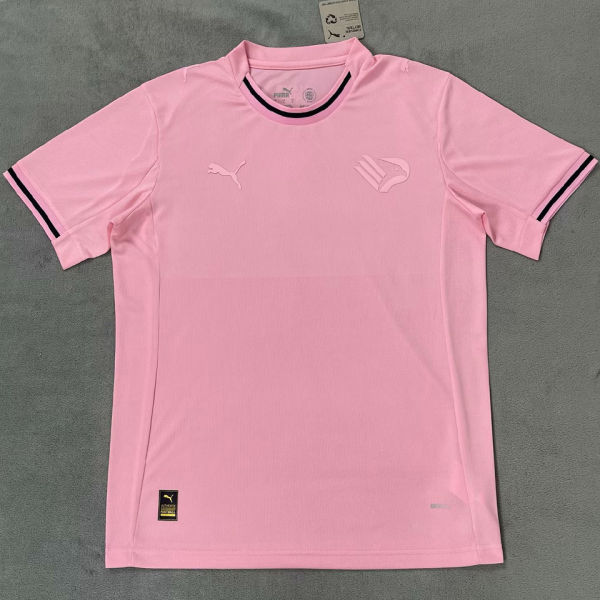 2025/26 Palermo Home Pink Fans Soccer Jersey 巴勒莫