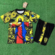 2025/26 Brazil Special Edition Kids Soccer Jersey