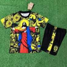 2025/26 Brazil Special Edition Kids Soccer Jersey