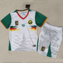 2025/26 Cameroon Third White Kids Soccer Jersey