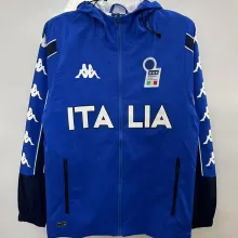 2025/26 Italy Blue Retro Style Windbreaker