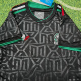 2025/26 Mexico Away Black  Kids Soccer Jersey