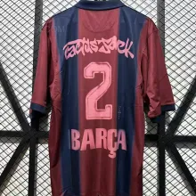 #2 BARCA  2025/26 BA Joint Edition Cactus Jack  Fans Soccer Jersey