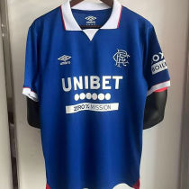 2025/26 Glasgow Rangers Home Blue Fans Soccer Jersey