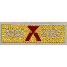 Spain Laliga 2024-2025 Champion Patch 2024-2025  红色 金条 You can buy it alone OR tell us which jersey to print it on