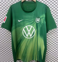 2025/26 Wolfsburg Home Green Fans Soccer Jersey