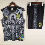 2025 Brazil Vest Training Kids Jersey  童装