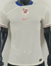 2025/26 France Away White Player Version Soccer Jersey