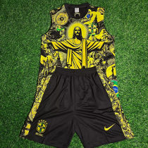 2025 Brazil Vest Training Kids Jersey  童装