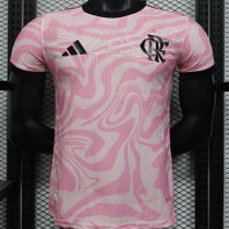 2023 Flamengo Pink Player Version Soccer Jersey