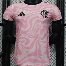 2023 Flamengo Pink Player Version Soccer Jersey