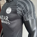 2024/25 PSG 4Th Black Player Version Soccer Jersey