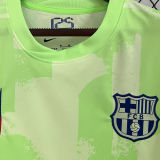 2024/25 BA x Travis Scott Third Green Fans Soccer Jersey 胸前新广告