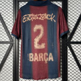 Cactus Jack #2 BARCA  2025/26 BA Joint Edition Fans Soccer Jersey