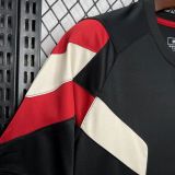 2025 M Utd Black Retro Style Soccer Jersey