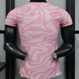 Familia #10 Flamengo Pink Player Version Soccer Jersey 2023 带胸前广告 球员版