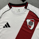 2025/26 River Plate Home White Fans Soccer Jersey