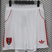 2025/26 AA Home White Player Version Shorts Pants 球员版