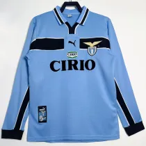 1998/1999 Lazio Home Retro Long Sleeve Soccer Jersey