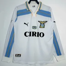 1999/2000 Lazio Third White Home Long Sleeve Retro Jersey