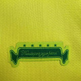 2006 Brazil Home Yellow Retro Long Sleeve Soccer Jersey