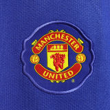 2008/2009 M Utd Third Blue Retro Player Version Soccer Jersey 球员版