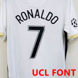 2006/07 M Utd Away Retro Player Version Long Sleeve Jersey 球员版长袖
