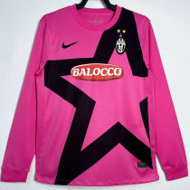 2011/12 JUV Away Pink Retro Long Sleeve Soccer Jersey