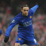 2008/2009 M Utd Third Blue Retro Player Version Soccer Jersey 球员版