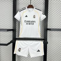 2025/26 RM Home White Kids Soccer Jersey