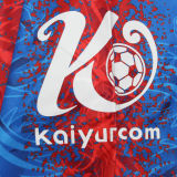 2024/25 Crystal Palace Home FA CUP FINAL VERSION Fans Soccer Jersey(带胸前小字，臂章，袖广告）