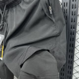 2025/26 UA Black Casual Double Layer Short Pants  A247 双层短裤
