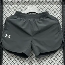 2025/26 UA Casual Double Layer Short Pants  D2501 深灰色 双层短裤