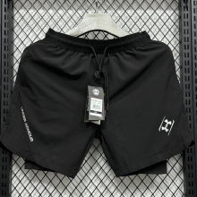 2025/26 UA Black Casual Double Layer Short Pants  A247 双层短裤