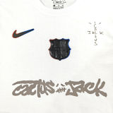 2025/26 BA x Travis Scott White Pure Cotton Jersey 胸前银色字